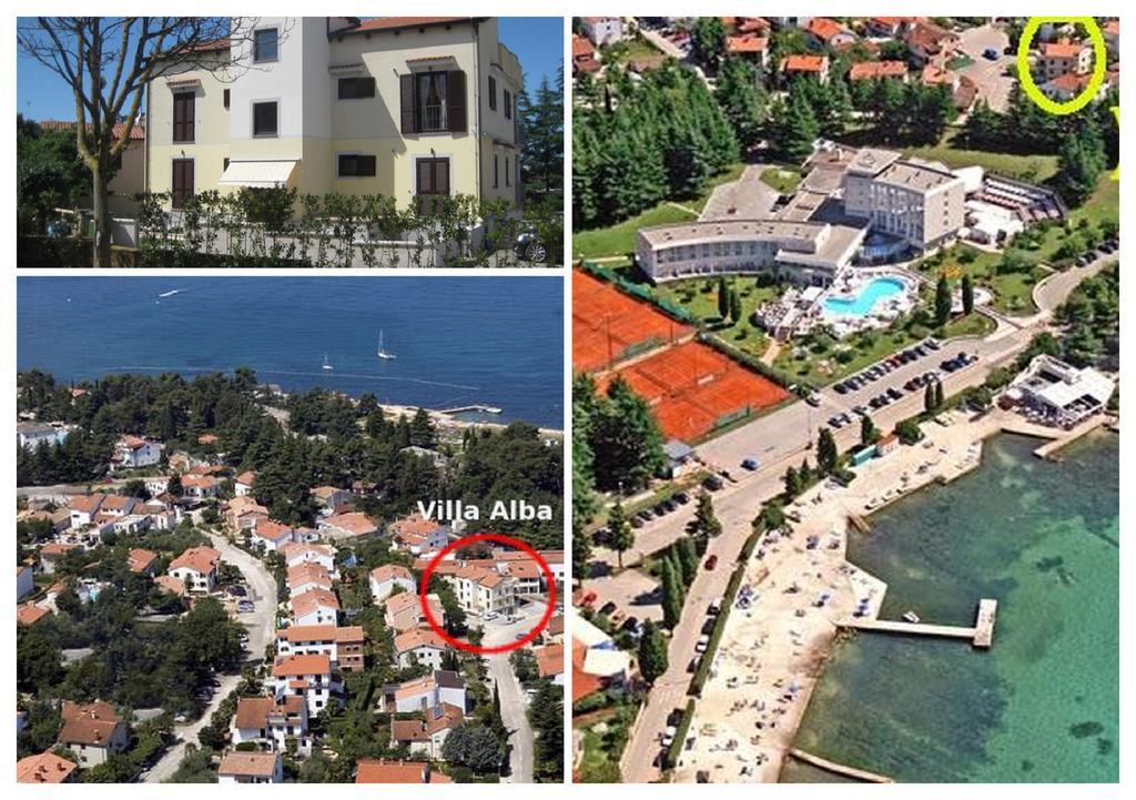 Apartments Villa Alba Poreč Buitenkant foto